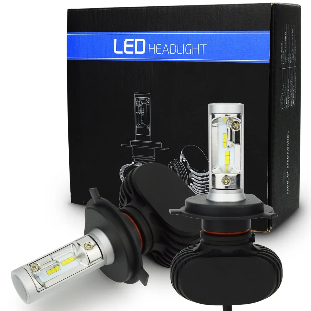 Turbo LED H4 H7 High Low Beam 35W 8000LM Headlight H1 H11 9005 HB3 9006 HB4 H13