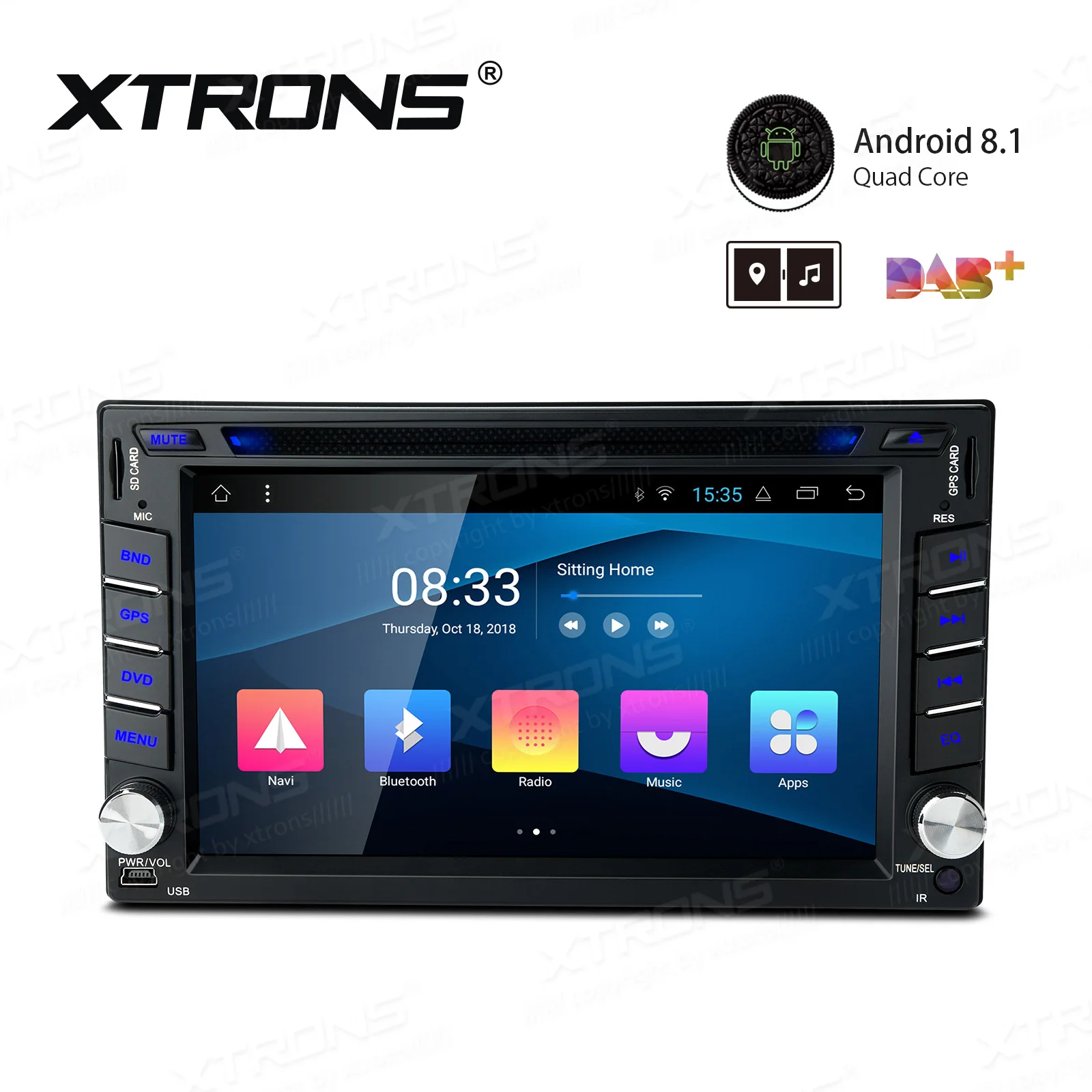 Sale 6.2" Android 8.1 OS Car DVD Multimedia Navigation GPS Radio for Nissan Tiida 2004-2010 & Terrano 2005-2010 & Patrol 2004-2010 3