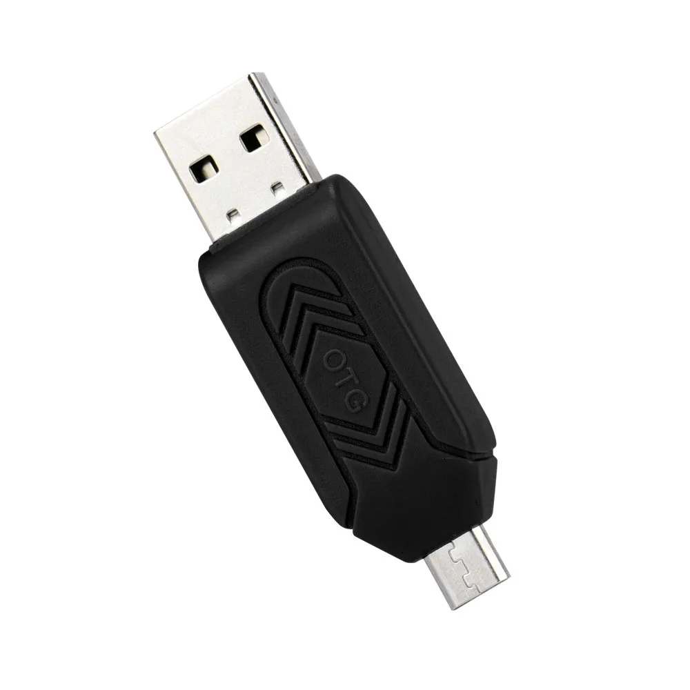 Для Носимых устройств MINI USB 2,0 + OTG Micro SD/SDXC TF кард-ридер адаптер U диск для relogio inteligente