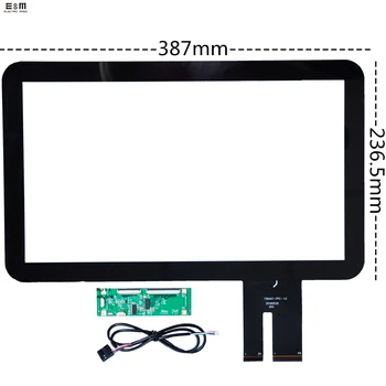 

15.6 Inch Touch Capacitive Screen for Order Machine Cash Register DIY 10 Point Touch LCD Modules Drive Free