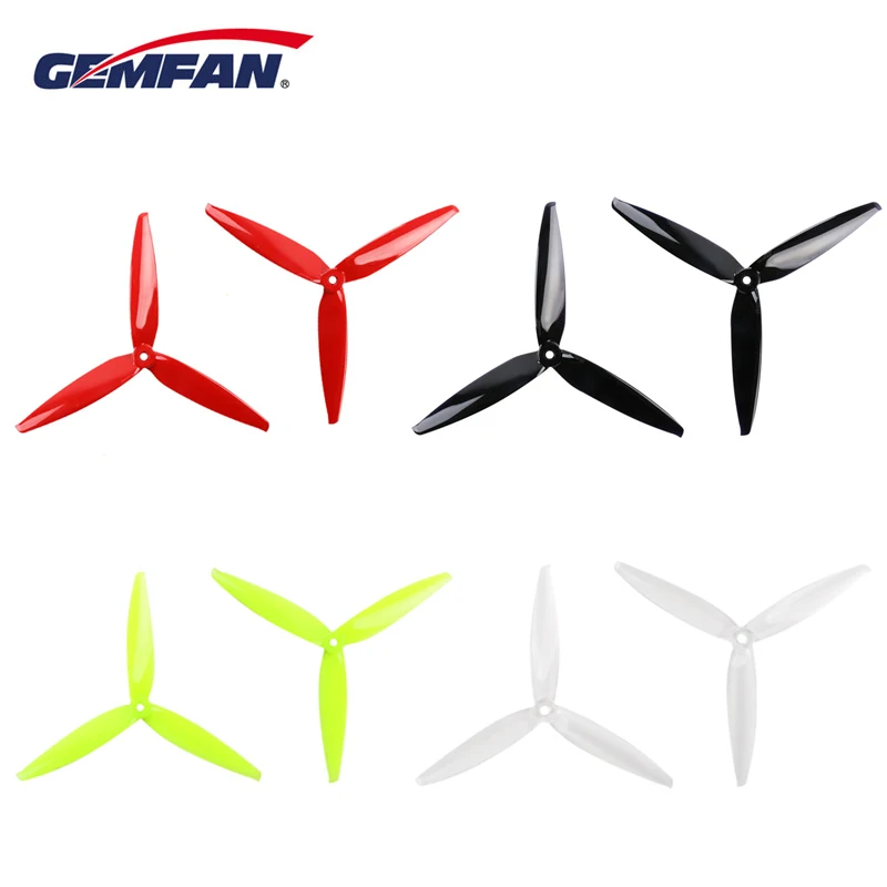

In Stock 2 Pairs Gemfan Flash 7040 7 Inch 3-Blade Propeller CW & CCW for RC Drone FPV Racing DIY Accessories Replacment Parts