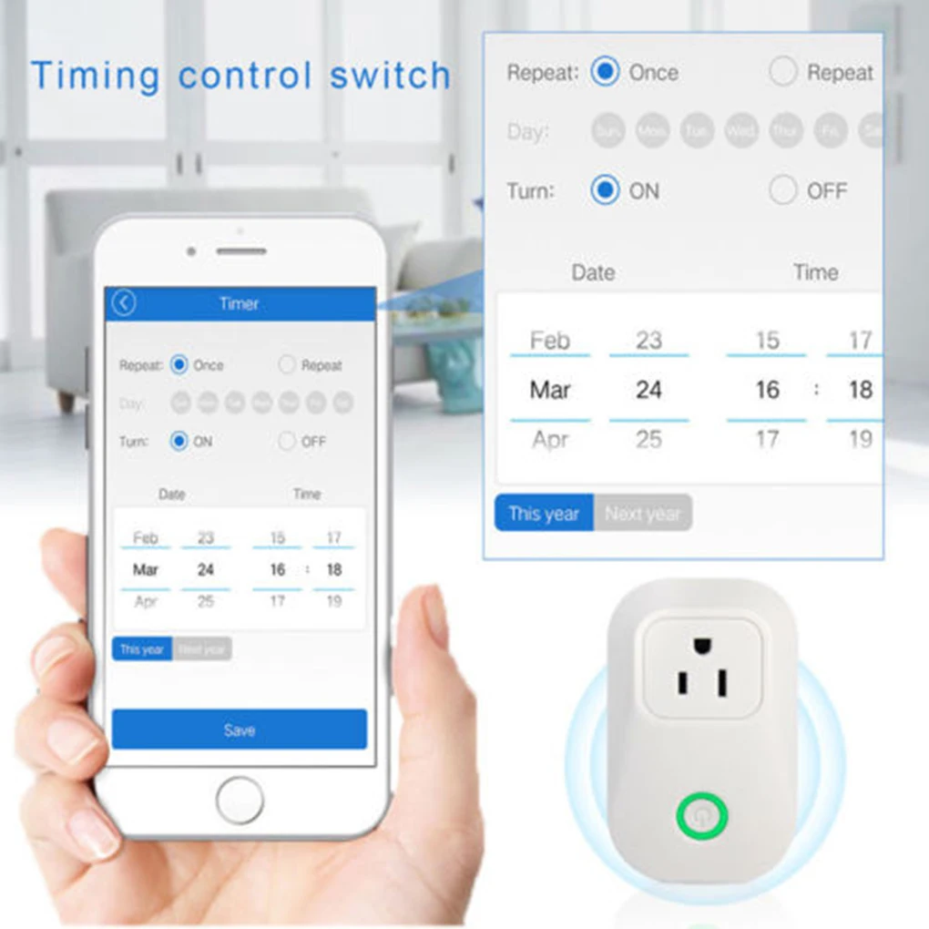Умная розетка Sonoff S20 Wi Fi беспроводное приложение дистанционное управление ITEAD