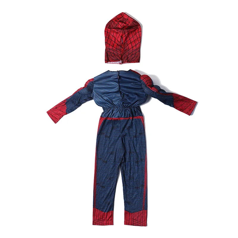Red Spiderman Cosplay Costume for Children Clothing Sets Spider Man Suit Halloween Party Cosplay Costume for Kids Long Sleeve