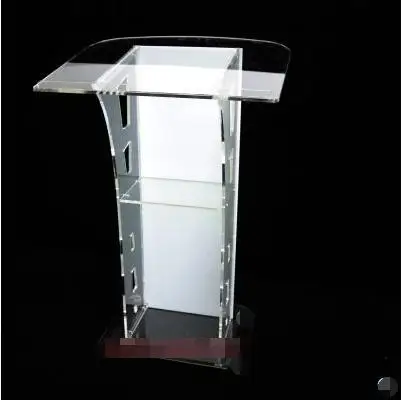 Plexiglass Podium Acrylic Reception Desk Consultation Desk Welcome