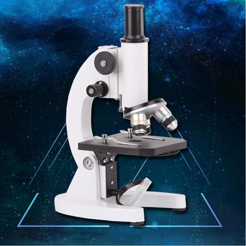 640X монокулярный микроскоп биологический микроскоп для студенческое образование оптический Биологический микроскоп