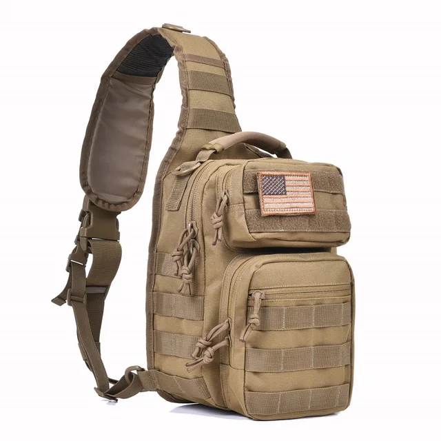 Reebow Tactical Rover Shoulder Sling Bag Pack Military Backpack Reebow Tactical Rover Shoulder Sling Bag Pack Military Backpack Molle Assault Range Everyday Carry Diaper