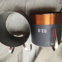 1 шт. ID: 63,8 мм плоский алюминиевый провод 8 Ом низкочастотный динамик с басами громкоговоритель динамик звуковая катушка