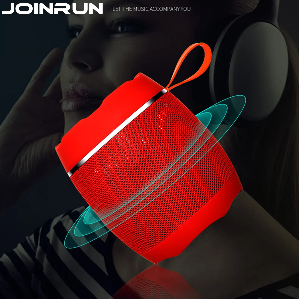 

Joinrun Bluetooth Speaker 4.2 Portable Speaker Wireless Column Audio Receiver Mini Speakers USB AUX for xiaomi phone MP3 Player