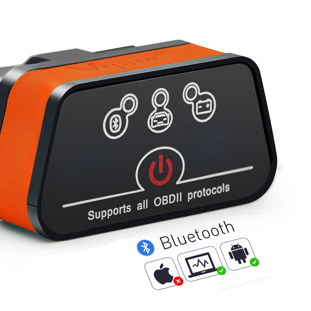 Vgate iCar2 icar 2 Bluetooth ELM327 V2.1 считыватель кодов OBD2 сканер для Android телефон считыватель кодов диагностический инструмент