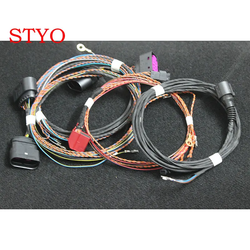  STYO Car Auto Leveling Range LED Headlight Cornering AFS Wire +10 to 14 Pin Connector Adapter For V - 32940972252