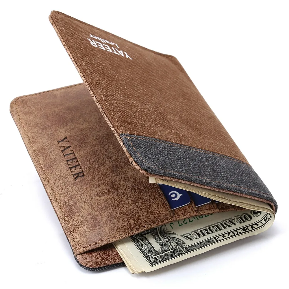 2017 New Arrive font b Men s b font Canvas font b Wallets b font Carteira