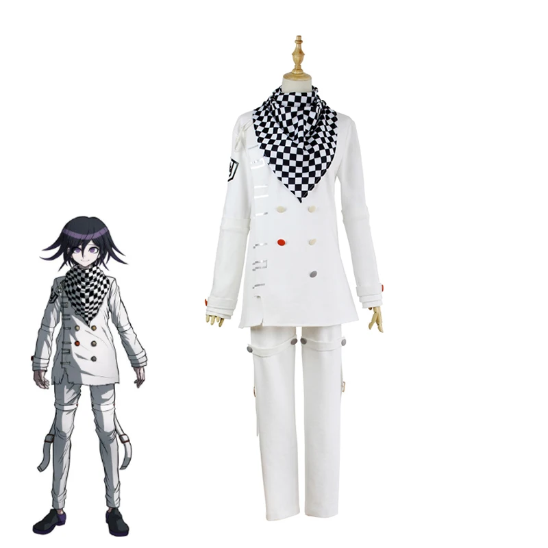 Японская игра Danganronpa V3 Ouma Kokichi косплей костюм унисекс школьная Униформа Хэллоуин