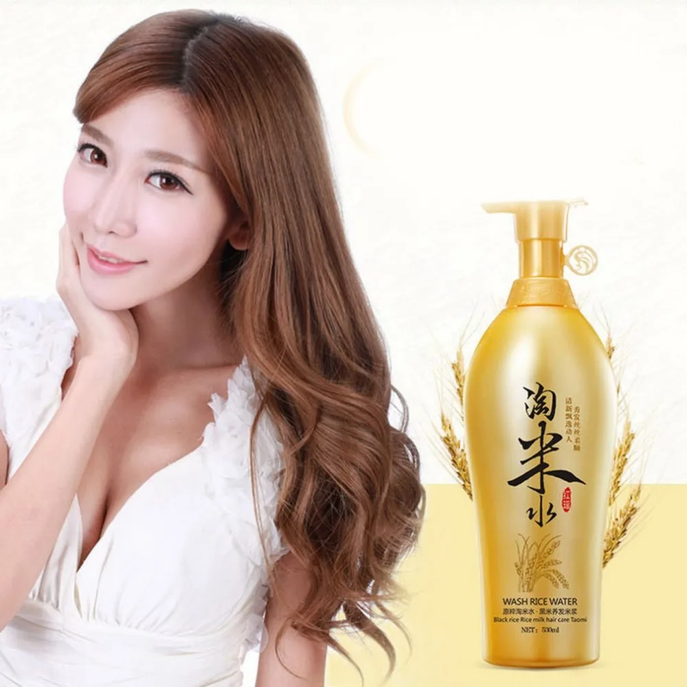 300Ml China Tradition Wash Rice Water Shampoo Black Rice Milk Hair Care