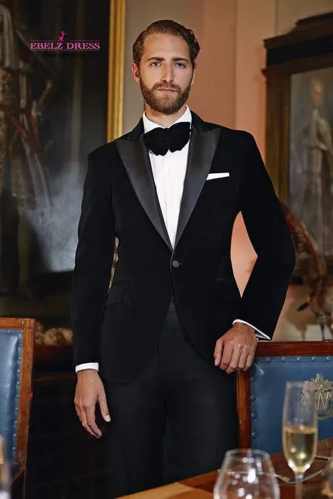 velour mens suit