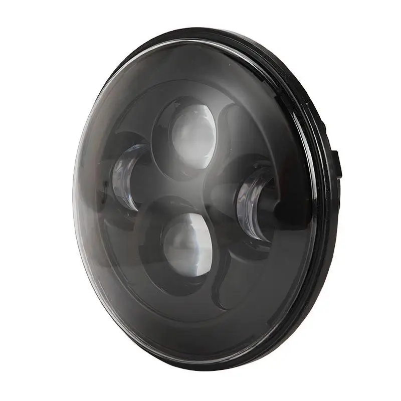 Круглая светодиодная фара Partol 7 дюймов H4 H13 12 В 24 80 Вт PAR56 для Jeep Wrangler Land Rover Angel Eye