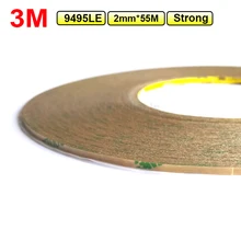 2 мм* 55 м) Сильная адгезия 3 м прозрачная клейкая наклейка для iphone ipad samsung Android телефон планшет экран стекло объектив, 300LSE