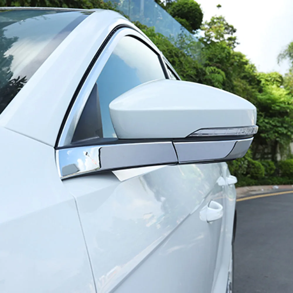 CAR REAR SIDE-VIEW WING MIRROR TRIM MOLDING GARNISH CHROME FOR VOLKSWAGEN T-ROC 2018 2019 ACCESSORIES | Автомобили и мотоциклы