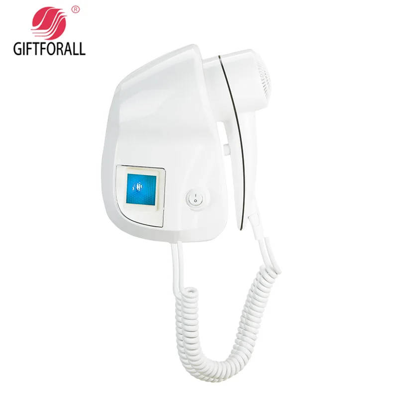 GIFTFORALL Hairdryer Professional Styling Powerful Wall Mounted Portable hot and cold windHotel Bathroom Home Hair Dryer D139E GIFTFORALL Hairdryer Professional Styling Powerful Wall Mounted Portable hot and cold windHotel Bathroom Home Hair Dryer D139E