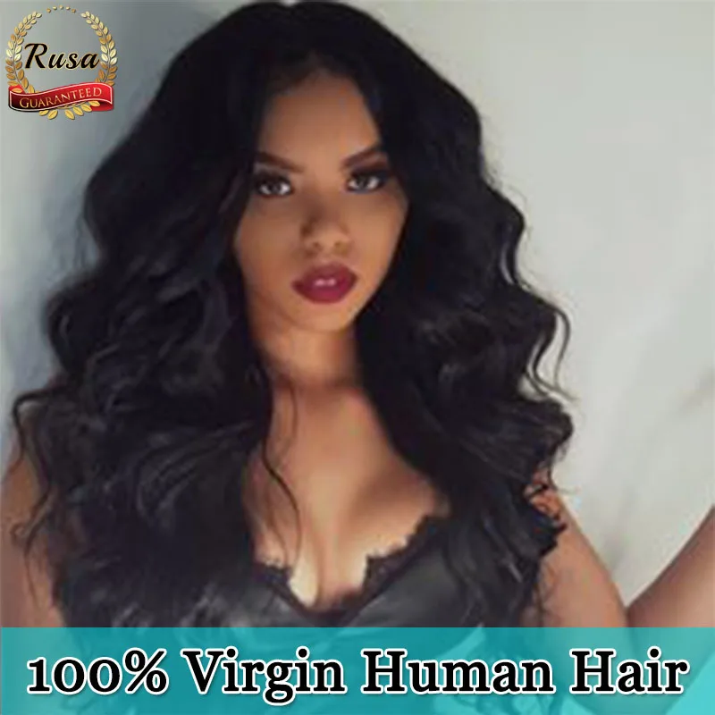 

8A Brazilian Human Hair Lace Front Wigs For Black Women Body Wave Full Lace Human Hair Wigs Lace Front Wigs With Bleached Knots