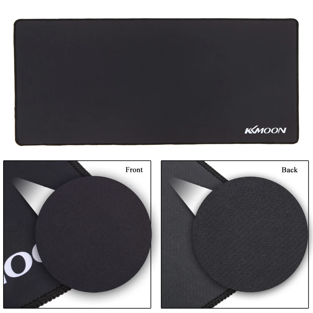  KKMOON Large Size mousepad Gaming mouse pad Plain Extended Waterproof Anti-slip Natural Rubber Desk