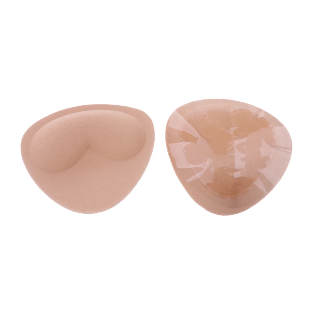 Women's Silicone Triangle Bikini Swimsuit Bra Insert Pads Push Up Bra Cups Enhancer Nipple Cover Stickers Women Bra Pads