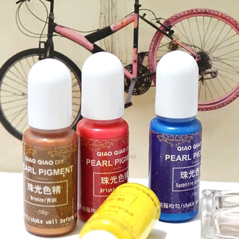 

15g/Bottle Pigment Epoxy UV Resin DIY Handmade Art Crafts Coloring Dye Colorant LXH