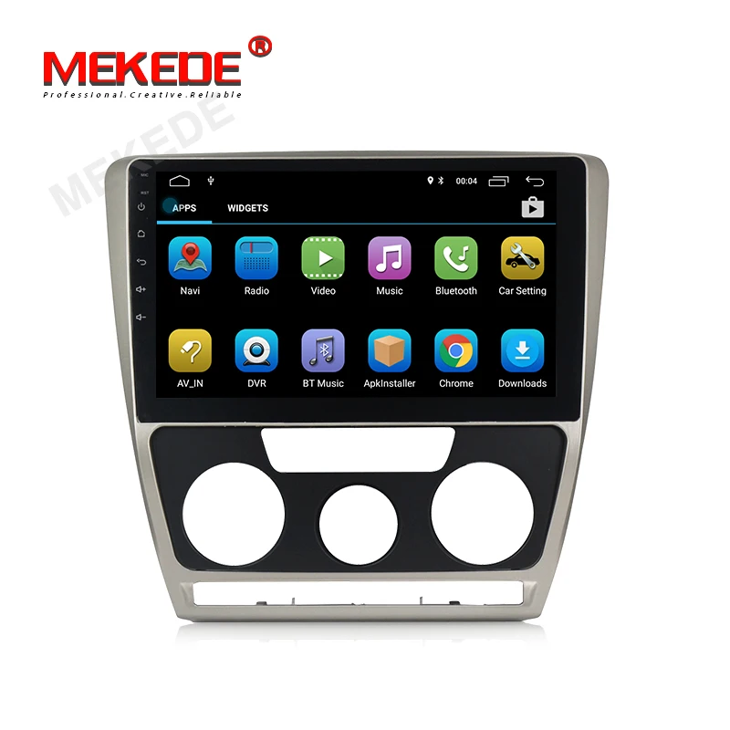 Cheap MEKEDE Android 8.1 Car DVD GPS Multimedia Player For SKODA Octavia 2 2011-2013 A5 Car dvd Navigation Radio Bideo Audio Player 1
