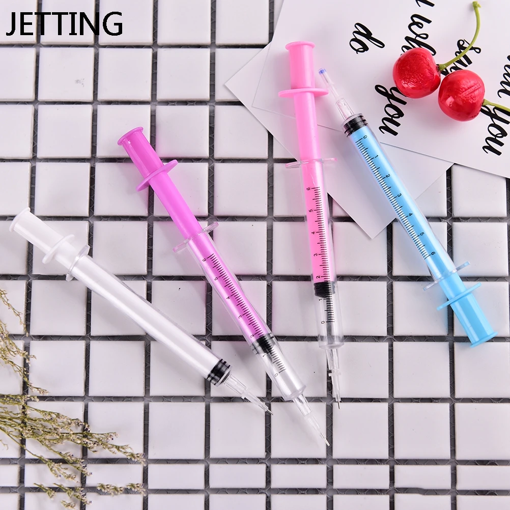 1 шт. оригинальная фоторучка шприц автоматическая шариковая ручка 38 мм|syringe pen|pen