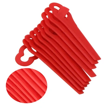 

10pcs Plastic Replacement Grass Trimmer Blade Fits Plastic Grass Trimmer Blades Mower Replacement For Cordless Grass Trimmer