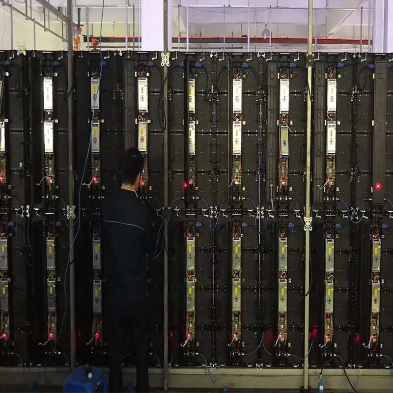 Лидер продаж P3.91 полный цвет rgb внутренний арендуемый светодиодный светильник
