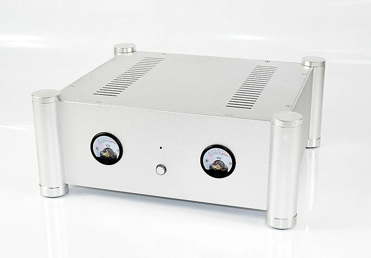 

Preamp Amplifier Chassis / DIY VU metre Aluminum Case /size 315*355*145MM