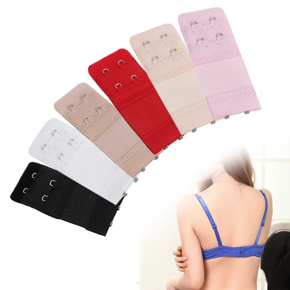 מאריכים את החזייה 5Pcs Bra Extender 2 Hook Ladies Soft Bra Extension
