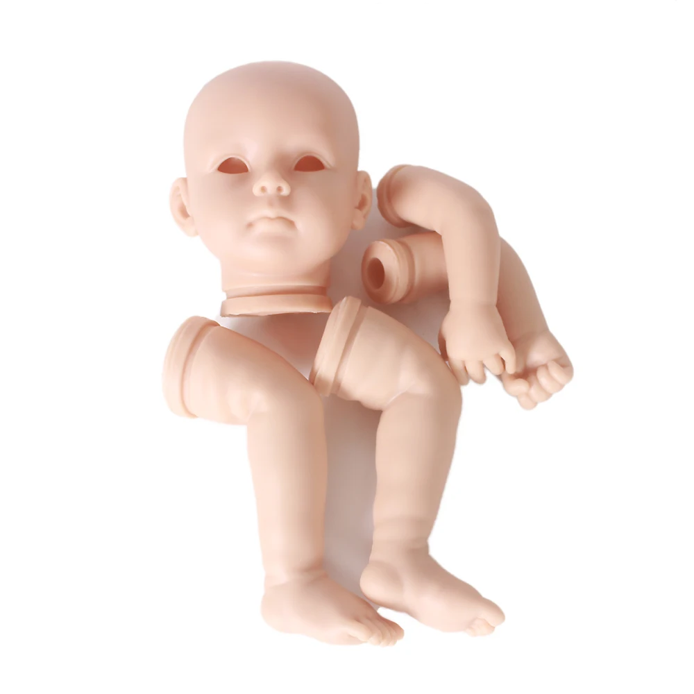 DIY пустой набор мягкий reborn doll kit части куклы силиконовая виниловая головка 3/4 руки