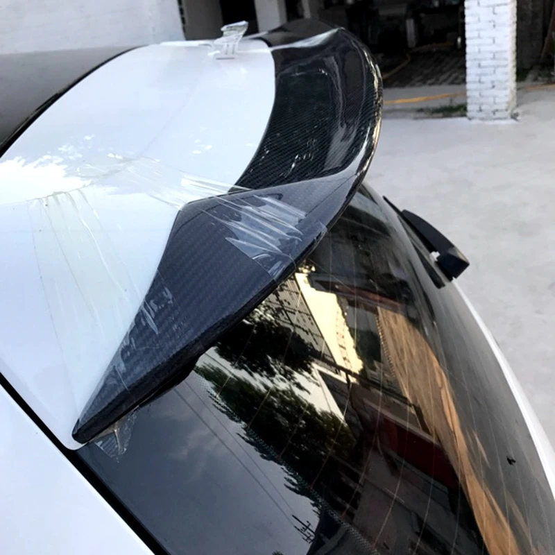 Спойлер из углеродного волокна для Volkswagen Golf 6 VI MK6 2010 2011 2013 задний спойлер на крыше автомобиля украшение в виде хвостового крыла(не forGTI