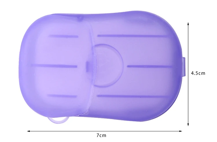 Благосклонности венчания 20 шт./пакет незаменимы в мыло для рук лист Бумага мыла Портативный коробка для вспенивания Бумага ломтик удобный Кемпинг Пеший Туризм