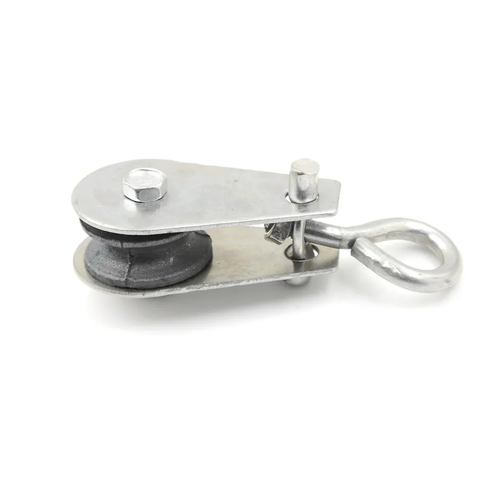 Fevas 1PCS 0.03 Ton Metal Single Wheel Durable Single Swivel Lifting 0.3 Rope Pulley Roller Block Sheave Fevas 1PCS 0.03 Ton Metal Single Wheel Durable Single Swivel Lifting 0.3 Rope Pulley Roller Block Sheave