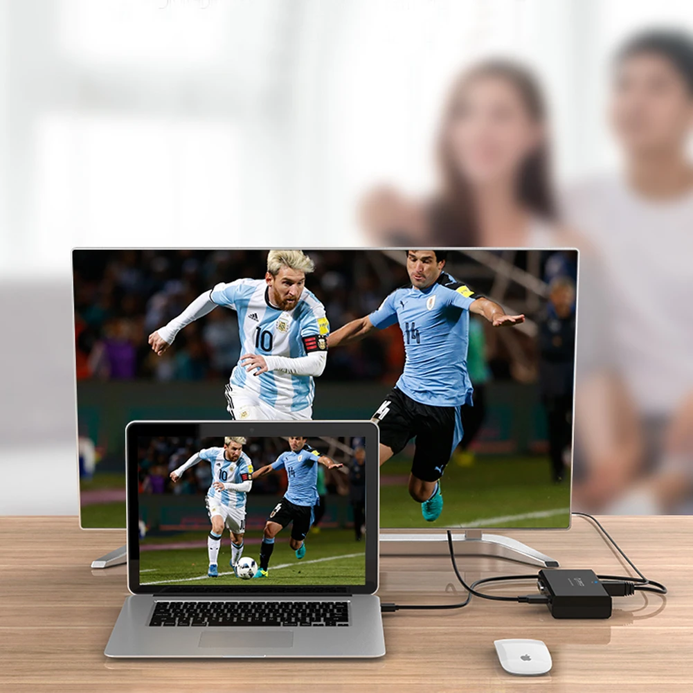 Преобразователь USB 3 0 HDMI DVI 2 в 1 видеоадаптер Displaylink IC с кабелем для macbook pro и air win