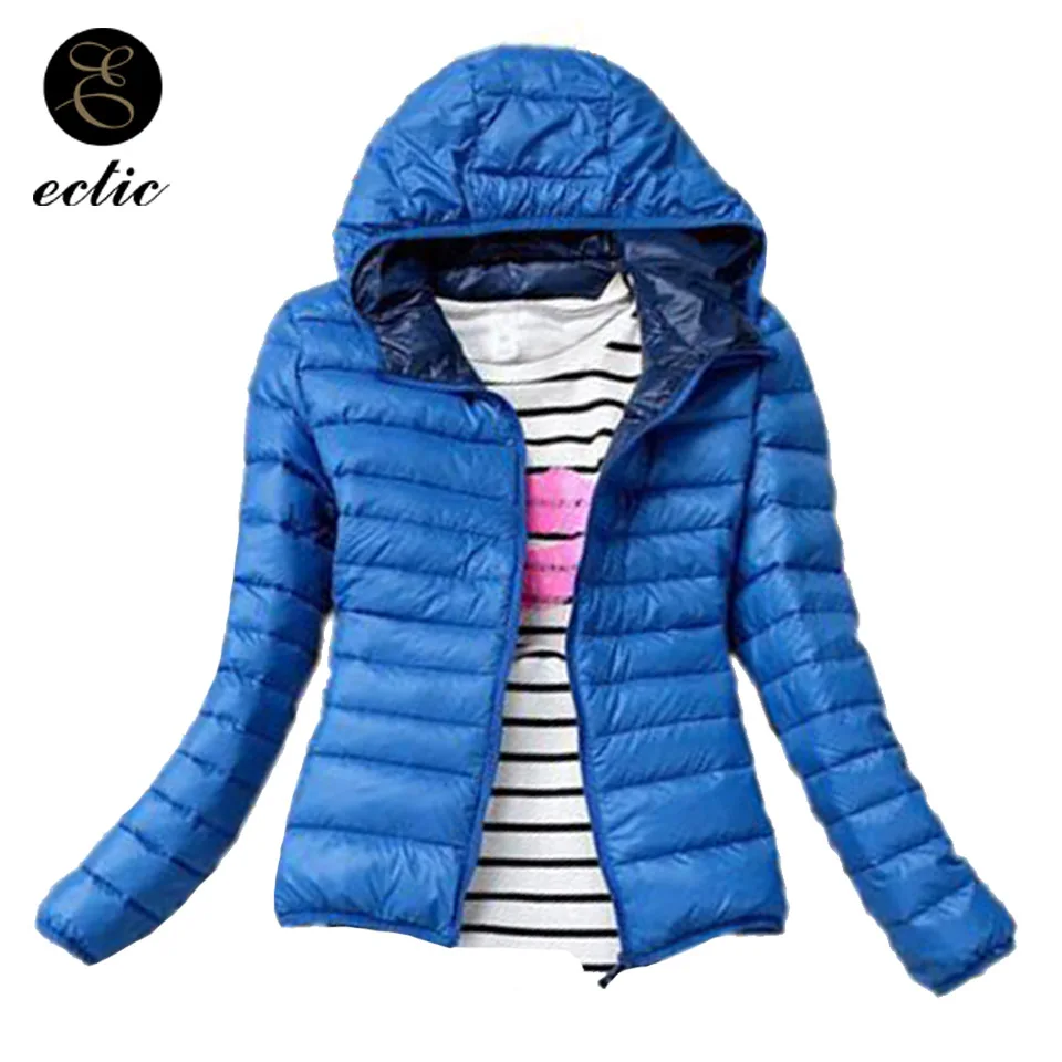 

Parkas Winter 2018 Womens Lightweight Jackets Cappotto Giacca Donna Short Down Jacket Hooded Jumper Warm Puffer Jacket Women 5xl
