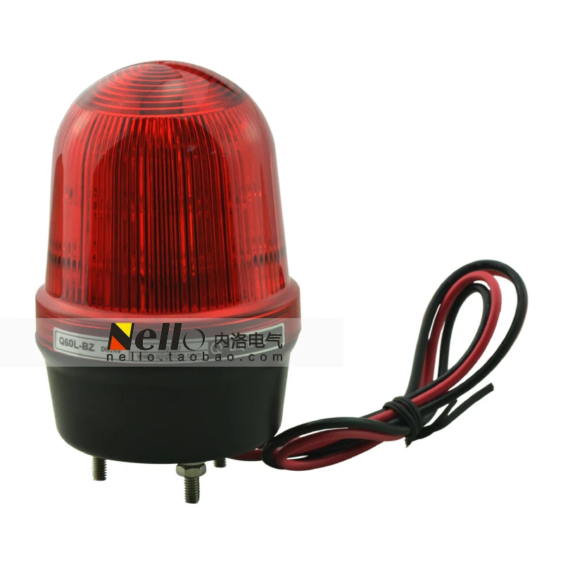 

[SA]Wright standard warhead type / warning lights and buzzer with Q60L-BZ 24V R red--3pcs/lot