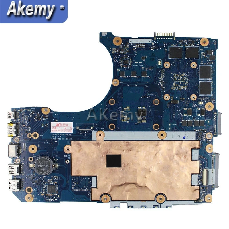 AK N551JW/N551JM материнская плата для ноутбука For Asus N551JW N551JM N551JQ G551JW N551J тест