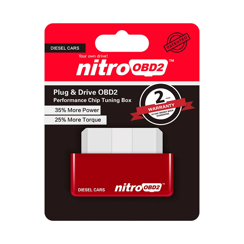 Больше мощности и крутящего момента NitroOBD2 функция обновления сброса SuperOBD2 ECU чип тюнинговая коробка желтый для бензина лучше, чем Nitro OBD2