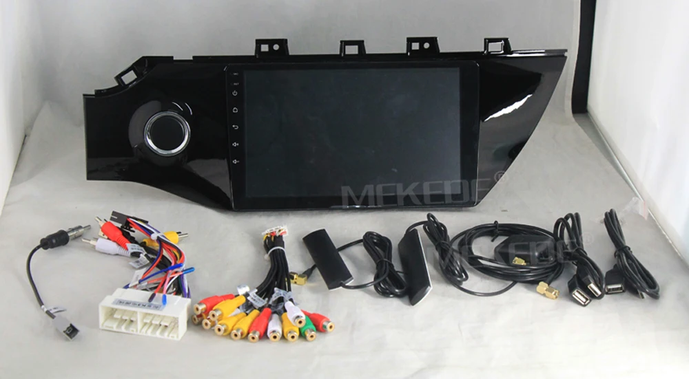 Discount Russian warehouse delivery! Android 7.1 Quad core Car GPS DVD player for KIA RIO K2 2017 2018 support 4G SIM wifi bluetooth FM 3