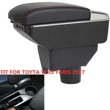 Armrest storage box car organizer seat gap case pocket content box with USB cup holder FIT FOR VOIS YARIS 2017 armrest box Armrest storage box car organizer seat gap case pocket content box with USB cup holder FIT FOR VOIS YARIS 2017 armrest box