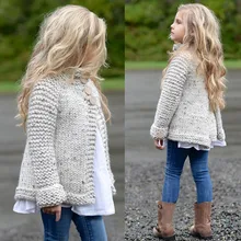 11,11 одежда для маленьких девочек вязаный свитер на пуговицах пальто-Кардиган Топы b# Прямая поставка
