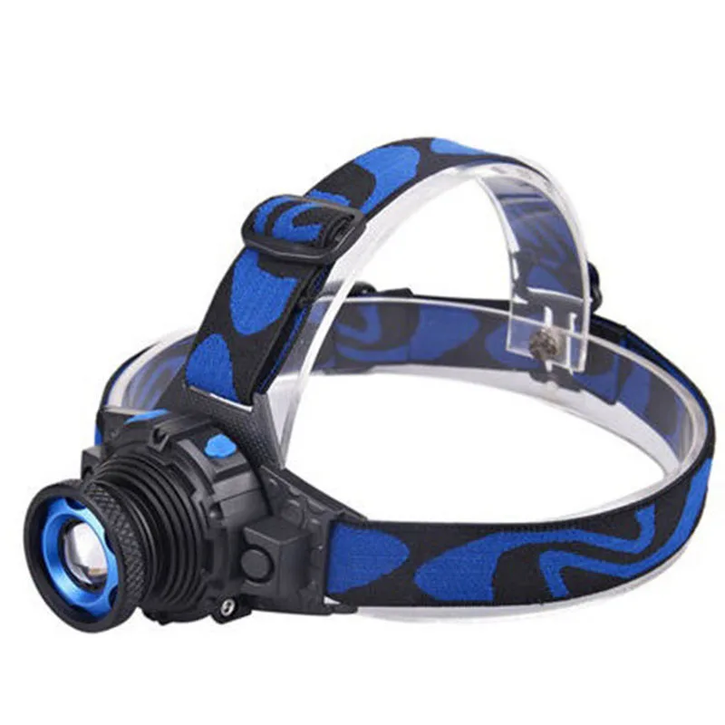 

Headlamp Cree Q5 Waterproof LED Headlight 500lm Built-in Lithium Battery Rechargeable Head Lamps 3 Modes zoomable Torch Wholesal