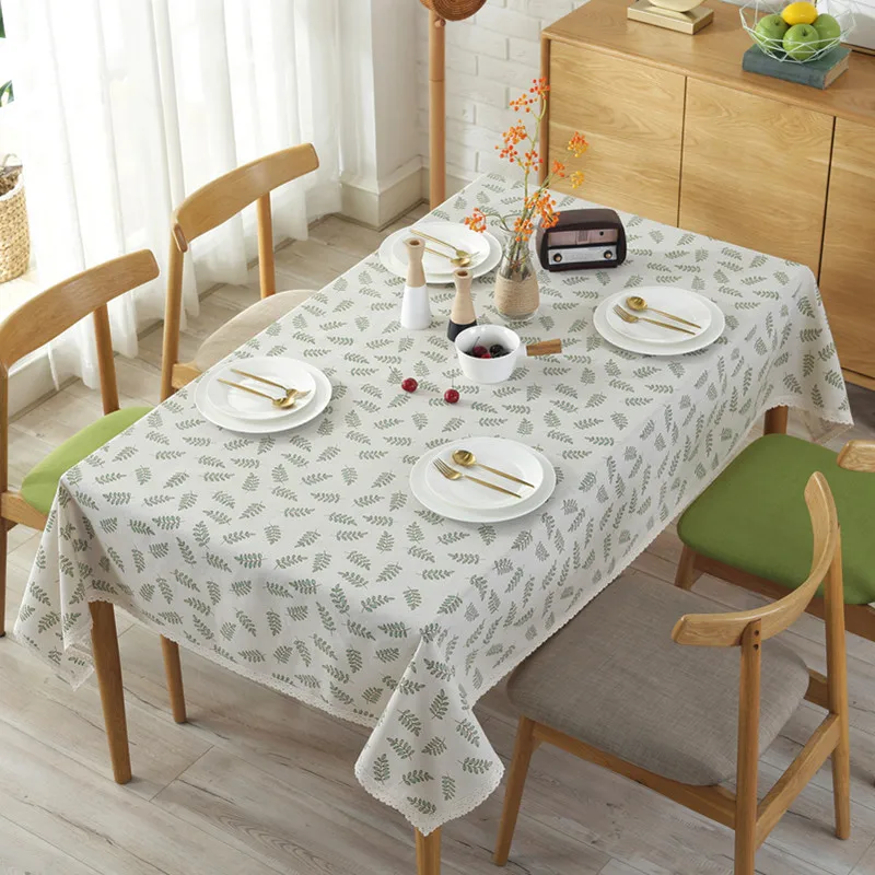 Byetee الأخضر مصنع مفرش طاولة مطبوع القطن الكتان مفرش المائدة للمطبخ المنزل النسيج طاولة طعام غطاء مستطيلة الجداول Byetee الأخضر مصنع مفرش طاولة مطبوع القطن الكتان مفرش المائدة للمطبخ المنزل النسيج طاولة طعام غطاء مستطيلة الجداول