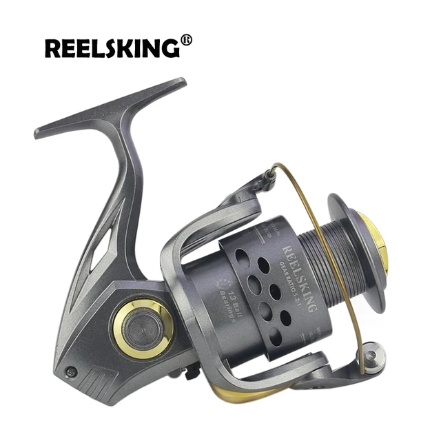 Best Price REELSKING High Quality Spinning 5.2:1 Fishing Reel Fly Wheel For Fresh/Salt Water Sea Fishing Spinning Reel Carp Fishing Best Price REELSKING High Quality Spinning 5.2:1 Fishing Reel Fly Wheel For Fresh/Salt Water Sea Fishing Spinning Reel Carp Fishing
