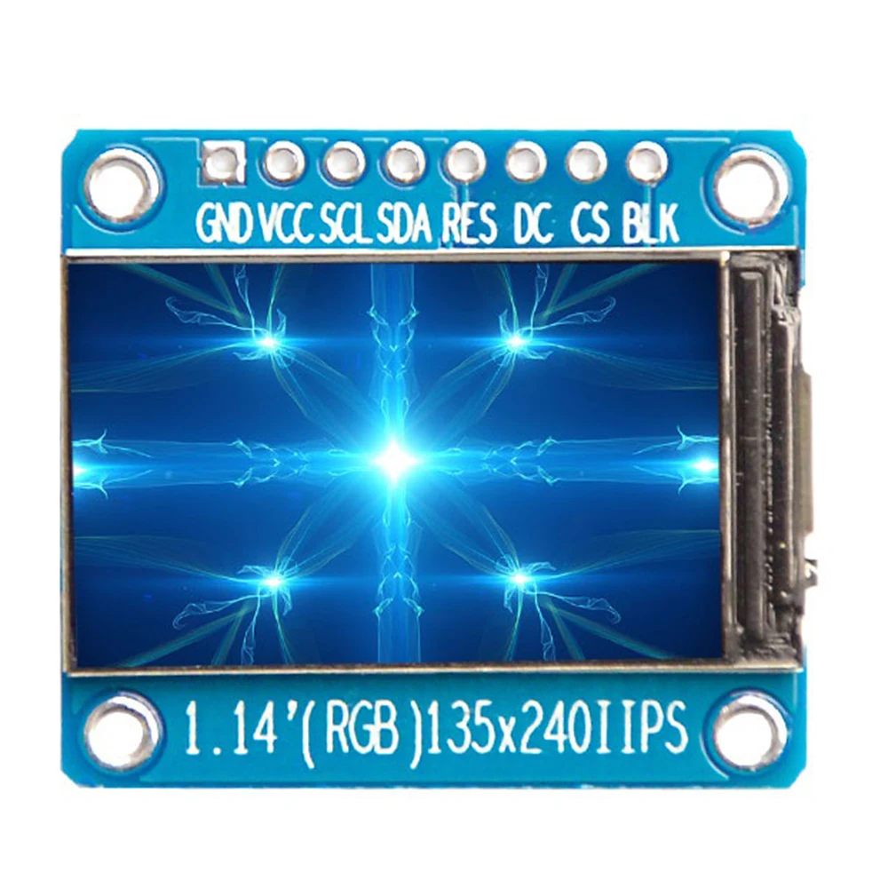 1,14 дюймов 3,3 В 8PIN SPI HD полноцветный TFT экран ST7789 Привод IC 135*240