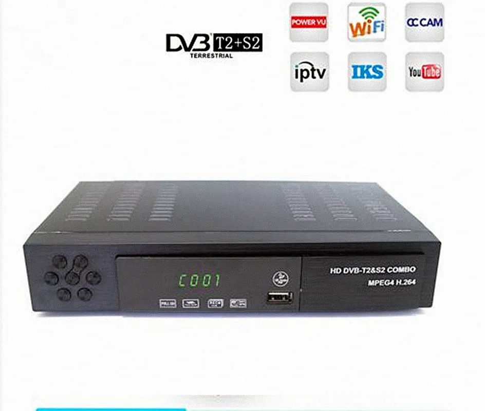 Цифровой наземный спутниковый ТВ приемник DVB T2 S2 комбо DVB-T2 dvb-S2 ТВ приставка 1080P видео HDMI выход для России Европы DVBT2+ S2-U