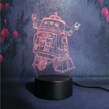 

Illusion Creative Gift Cool Battle Royale Game PUBG TPS Tool Prop Machine LED Night Light Desk Lamp Child Holiday Toy Home Decor
